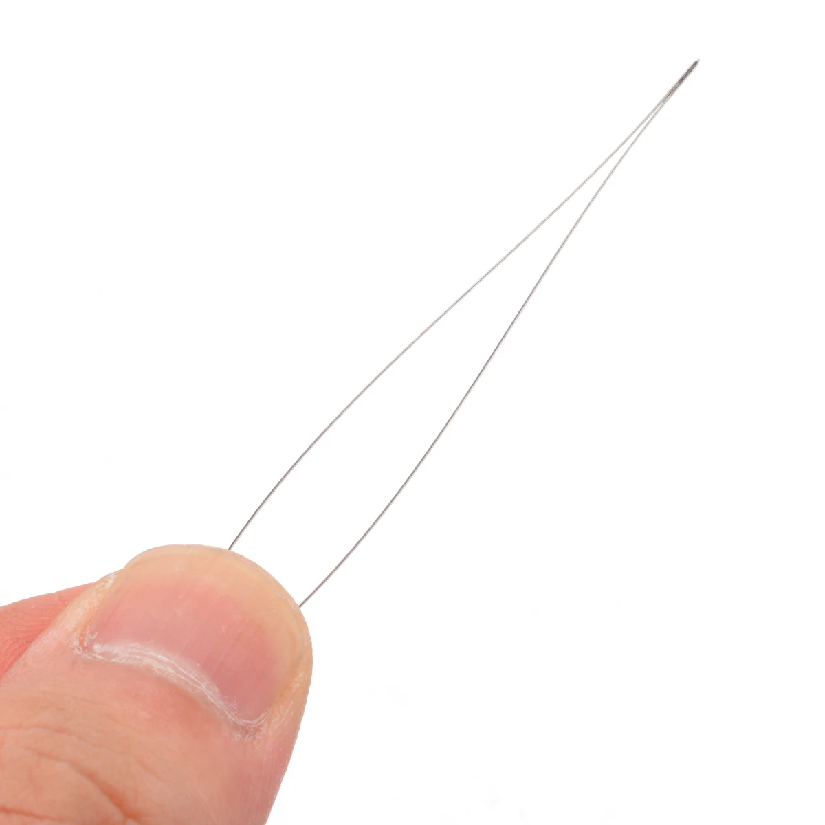 6pcs 55/75mm Big Eye Beading Needles Stainless Steel Needle Durable Beading Tools Kit for Jewellery Making
