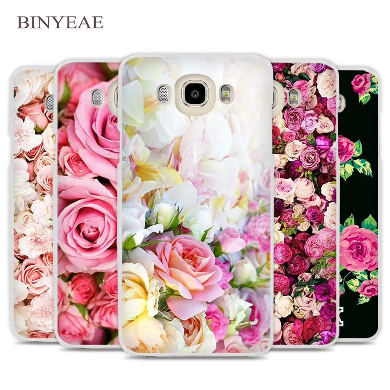 

BINYEAE Pink Roses Bouquet Fresh Cell Phone Case Cover for Samsung Galaxy J1 J2 J3 J5 J7 C5 C7 C9 E5 E7 2016 2017 Prime