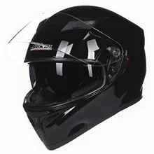 Полнолицевой мотоциклетный шлем 2 ветрового стекла шлем для стекла, с защитой против царапин Полнолицевой велосипедный шлем DOT Стандартный шлем