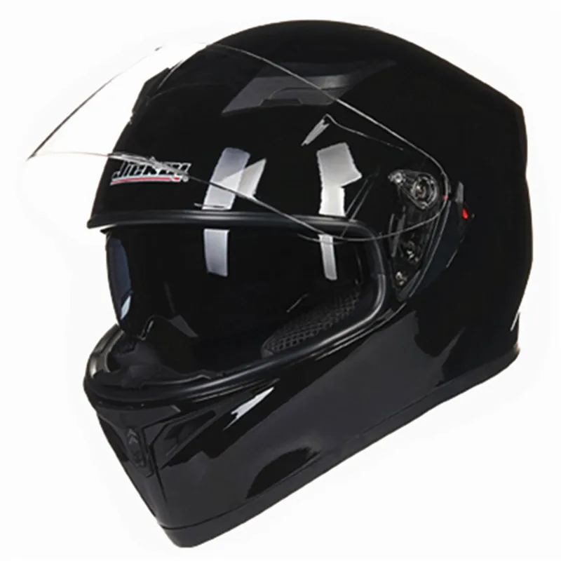 Full face motorcycle helmet 2 windshield helmet anti scratch glass full