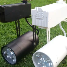 3 Вт Светодиодный светильник 85-265 в AC магазин одежды железнодорожные прожекторы 3 Вт лампы высокой мощности теплый белый красный синий зеленый белый