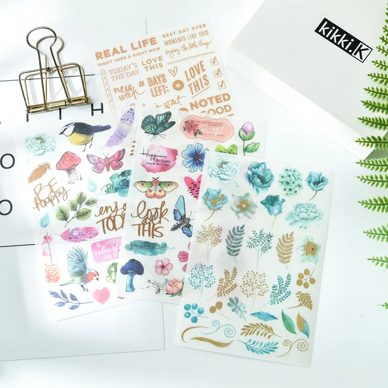 

KSCRAFT Enjoy Today Rub On set for Scrapbooking DIY Projects/Photo Album/Card Making Crafts