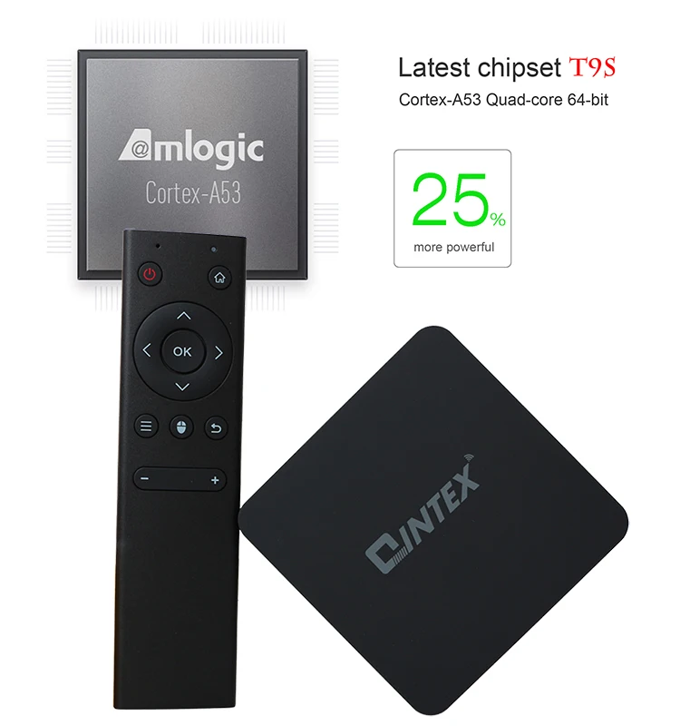 

QINTEX S905 T9S Android 5.1 TV Box Amlogic 2 GB 8 GB Quad-core 2.4 GHz WiFi Bluetooth 4.0 Smart Media Player Set Top Box