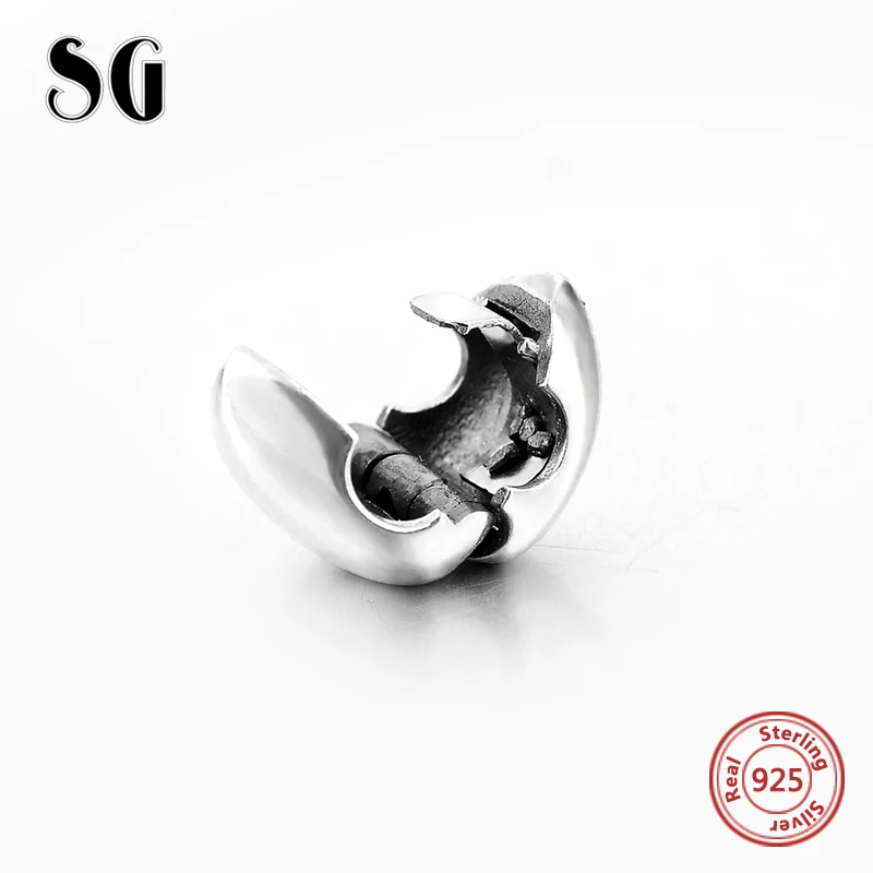 SG Fit Европа 925 оригинальная Европейская безопасная клипса Шарм Браслеты бусины в