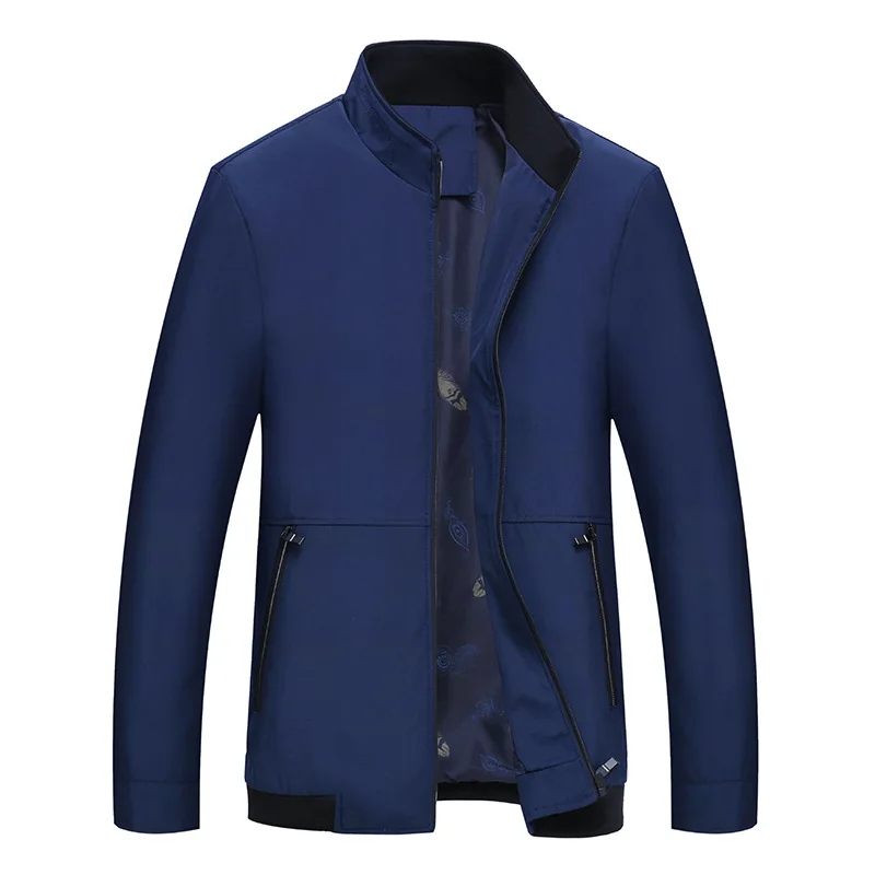 2019Summer Polyester Men Streetwear Jacket Classic High Quality Brand Windbreak Male Fashion Thin Business Outwear Coat M-3XL