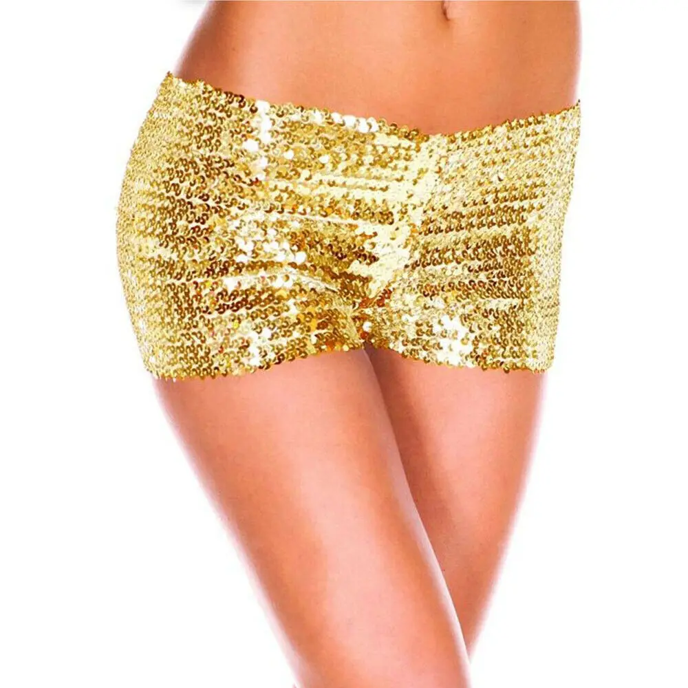 

Ladies Sequin Shorts Bling Hot Pants Boy Leg Dance Wear Party Shiny Bodycon Shorts Festival Dance Shorts