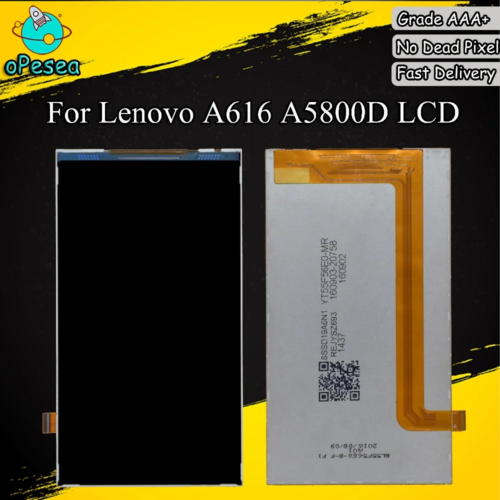

oPesea 5.5'' For Lenovo A616 A5800D LCD Display Panel Screen Monitor Module Repair Parts