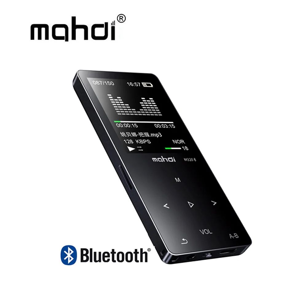 Mahdi M320 Metall Sport Mini MP3 Player bluetooth Tragbare Audio 8 gb