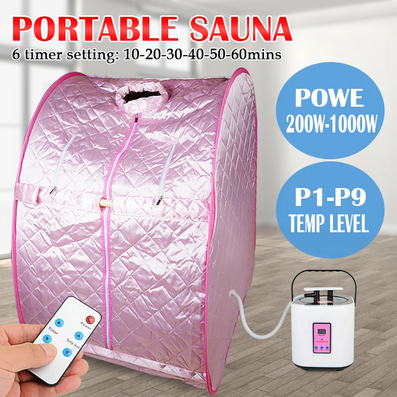 Mayitr Portable Household Steam Sauna Full Body Detox Loss Weight Slim