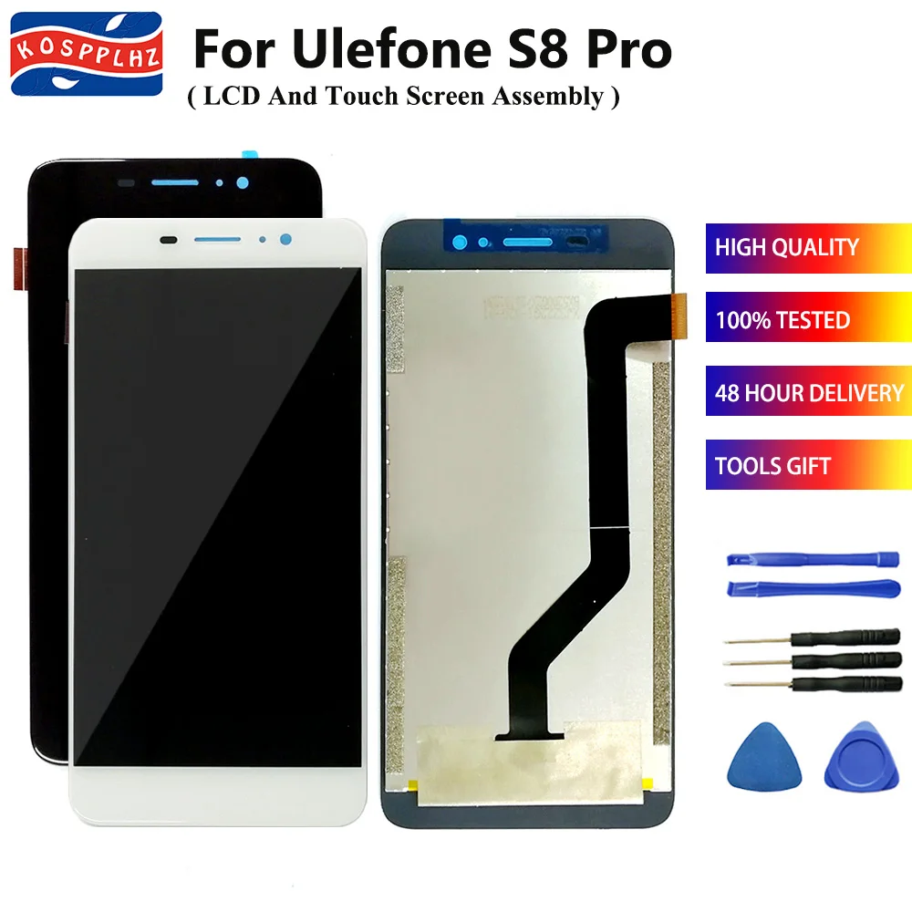 100% протестированный хорошо для Ulefone S8 Pro ЖК дисплей кодирующий преобразователь
