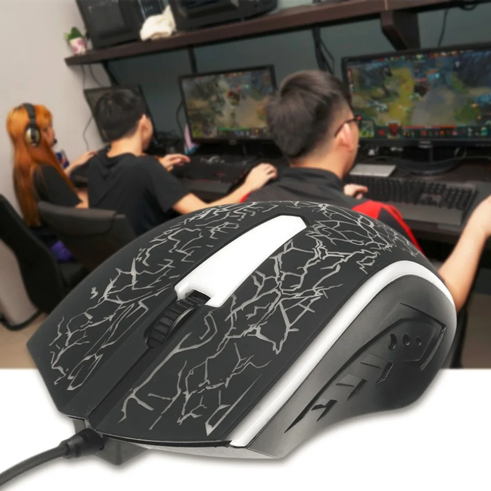 

X7 4000DPI Wired Gaming Mouse 6 Button LED Optical Computer Mouse Gaming Mice
