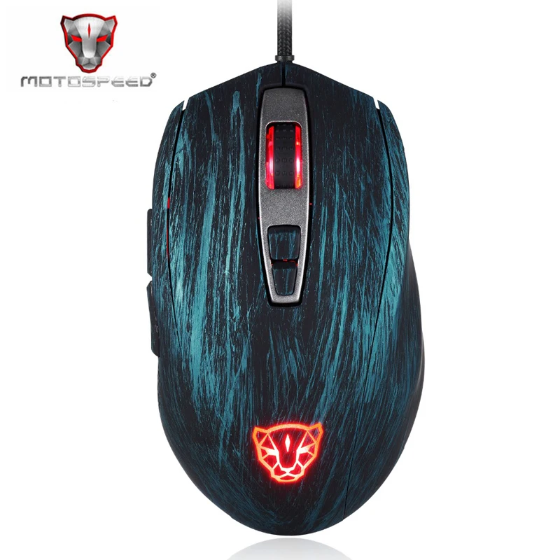 

Motospeed V60 Game Ergonomic Gaming Optical For Laptop PC Computer Mouse Gamer Mause Wired With Backlight RGB USB LED Raton Rato
