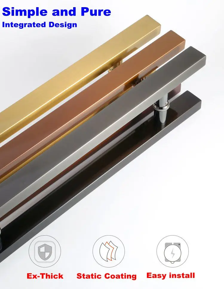 Maçaneta de vidro para chuveiro, acessórios do