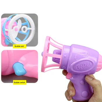 

Automation Bubbles Toy Electricity Fan Water Gun Automation Bubble Machine Children Game Gift