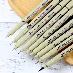DIY Профессиональный Манга Аниме Лайнер Кисть ручка эскиз живопись художественное искусство маркеры для рисования канцелярские