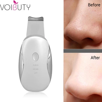 

Ultrasonic Face Cleaner Skin Scrubber Ultrasound Vibration Massager Ultrasound Peeling Clean Tone Lift Scrubber Wrinkle Remover