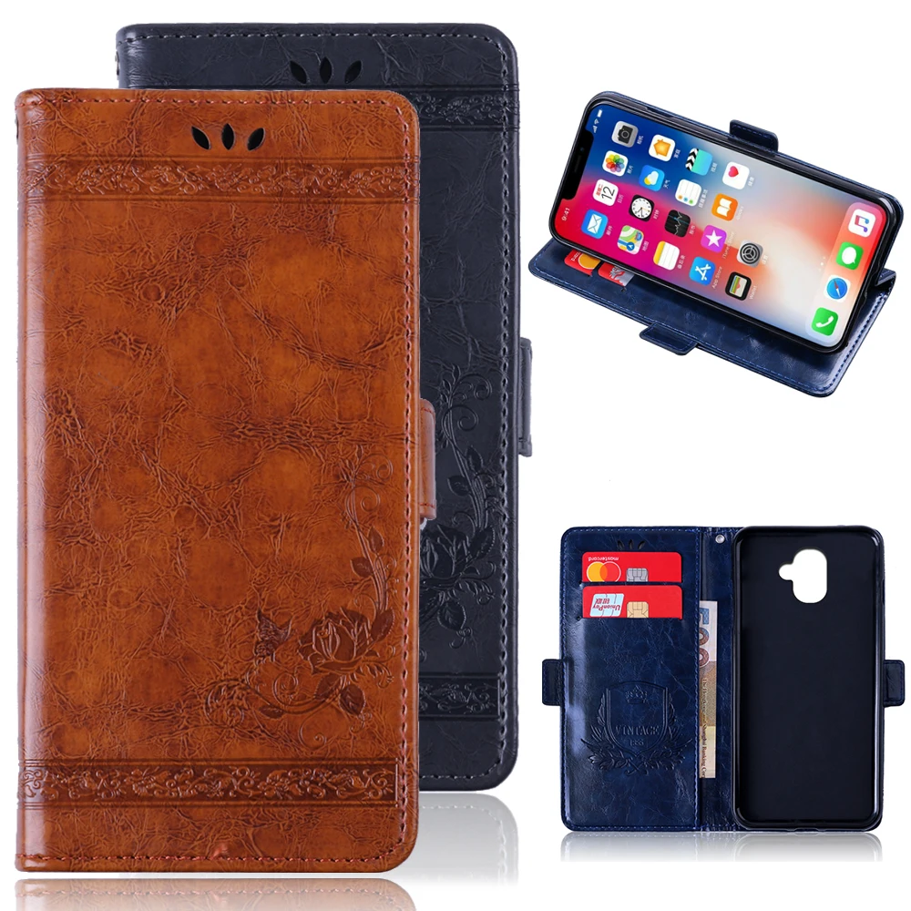 

For Leagoo Kiicaa Mix Case Flip Wallet PU Leather Fashion Embossed Vintage Stand Card Case For Leagoo Kiicaa MiX Coque 5.5 inch