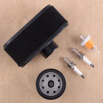 

LETAOSK High Performance 5pcs Oil &Fuel & Air Filter &Spark Plug Tune Up Kit Fit for Kawasaki FR651V FR691V FR730V FS481V FS541V