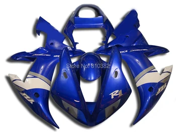 

Custom Motorcycle Fairing kit for YZFR1 02 03 YZF R1 2002 2003 yzfr1 YZF1000 Advanced blue ABS Fairings set+7gifts YM35
