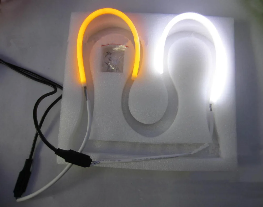 

45cm 3020 Light Source LED Soft Article DRL Bar Auto Lamp Tears Flexible Strip Light Guide Bar Car Styling Fog Lights LED DRL