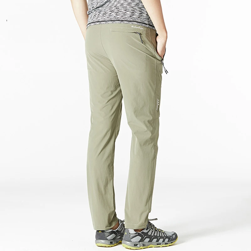 RAY GRACE pantalones al aire libre de verano de los hombres de secado rápido senderismo pesca pantalones para los hombres transpirable senderismo Camping pantalones de escalada