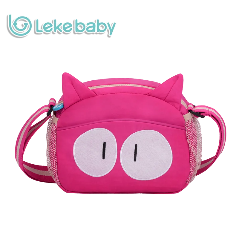 

Lekebaby Diaper Messenger Bag Multi-function Fashion Mummy Bag Mini Nappy Bag Cute Cat Pattern for Baby Care