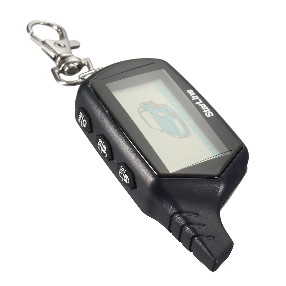 

1.5V Russian Version B6 LCD Remote Controller Key Fob Chain For Starline B6 2-way Keychain Car Alarm System Vehicle Security