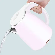 Мощный Автомобильный Электрический чайник из нержавеющей стали для студенческого общежития, функция автоматического отключения