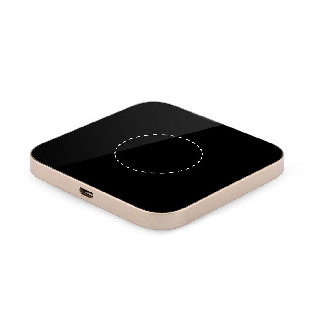 BBSW Aluminum & Acrylic 5W Qi Wireless Charger Charging Pad For iPhone X 8 SAMSUNG Galaxy Note 8 S8 Plus S7 S6 S6 Edge+ Note 5  (12)