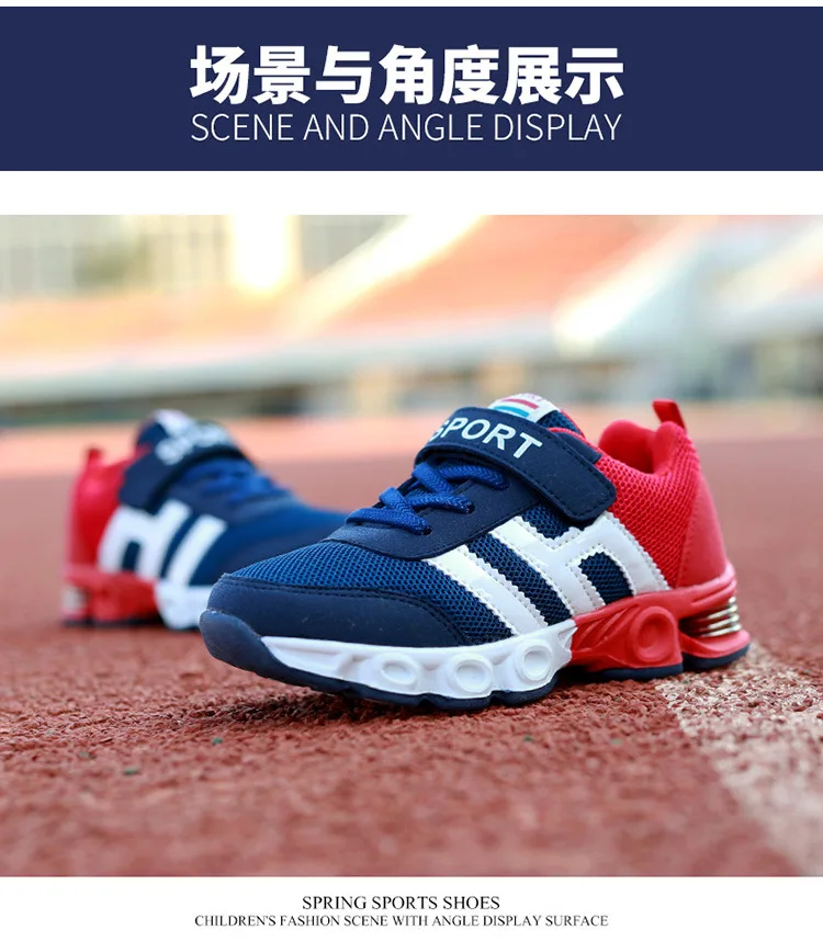 Casuais para Crianças Design de Amortecimento Tênis de Corrida para Meninas Tamanho Crianças Sapatos Meninos Esporte Respirável Malha Formadores 26-39 18 Mamãe e Bebê