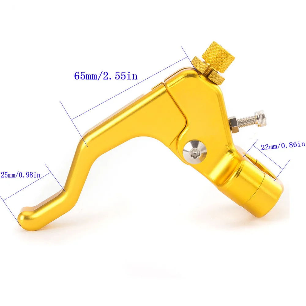 7/8" CNC Motorcycle Dirt Pit Bike Stunt Clutch Lever Cable Perch for Suzuki RM85 DR250R RMZ250 RMZ450 DRZ400SM RM250 RM125