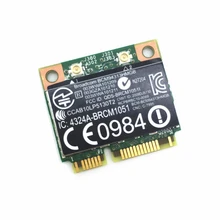Оптовый BroadCom BCM94313HMGB BCM4313 802.11N Wifi Bluetooth 4,0 Половина мини PCI E карта для hp 657325-001 150 Мбит/с