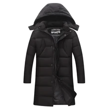 plus size New Hot Qualited Thick Warm Zipper Unique Designer Mens Winter Jackets Padded Jacket Men Long Parka Coat With Hood