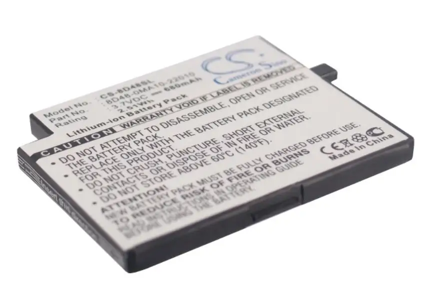 Аккумулятор Cameron Sino 680 мАч для SENDO M500 M525 M550 M551 M570 SOU S681 TEVION MD6400 MD7300 8D48 0MA10 22010