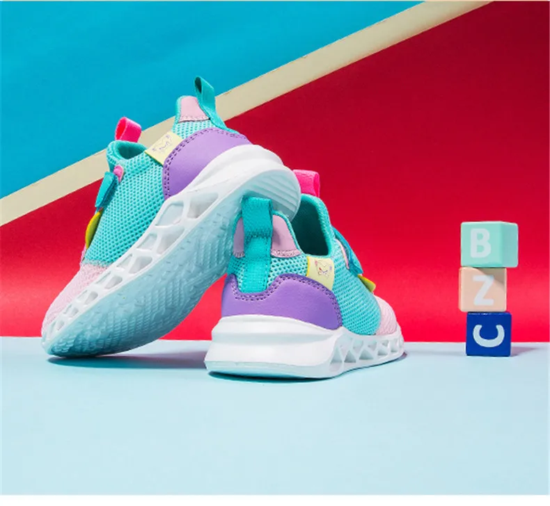 2019 Autumn Sneakers Kids Shoes For Girls Fashion Casual Children Shoes Girl Sport Running Child Shoes Chaussure Enfant (14)
