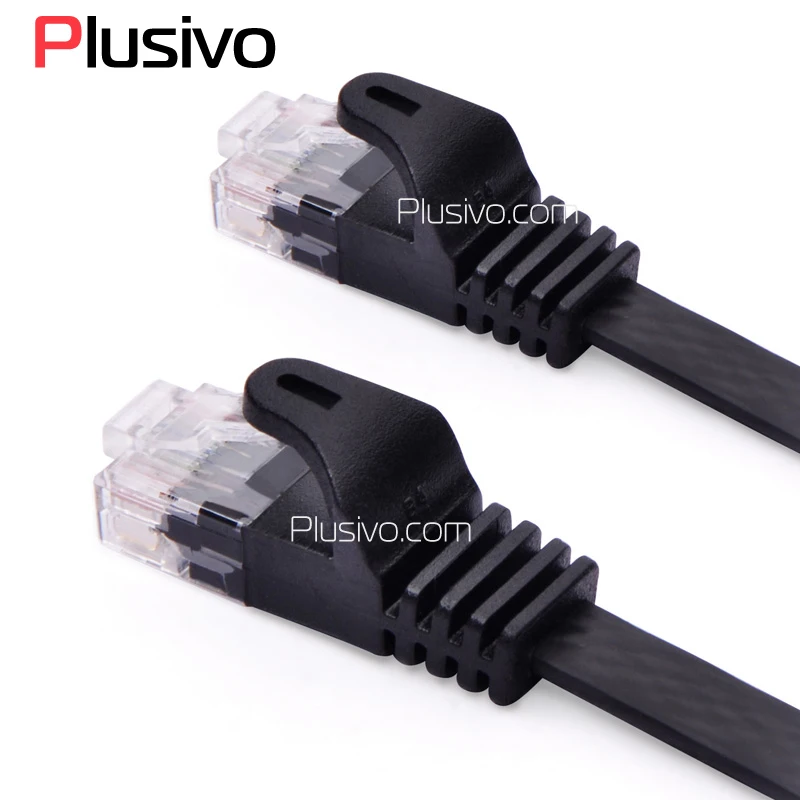 

1M 2M 3M 5M 15M CAT 5e Flat UTP Ethernet Network Cable RJ45 Patch LAN Cord Noodles Network line