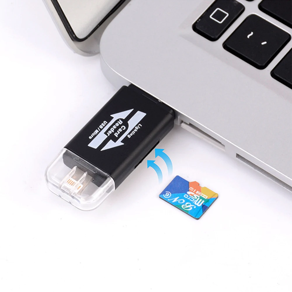 TF Card Reader 3 0 USB Memory Card Reader Game Camera for iPhone iPad iOS Android 2