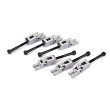 6 Sets Double Locking Guitar Bridge String Saddles Parts Electric Guitar Replacement Parts for the Tremolo Bridge new stainless steel high mass bridge saddles 10 5mm 10 8mm for stratocaster electric guitar tremolo bridges