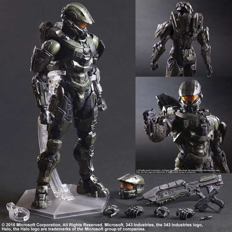 

Play Arts KAI HALO 5 Guardians No.1 Master Chief PVC Action Figure Collectible Model Toy 25cm