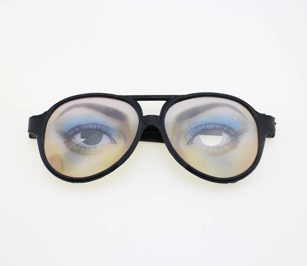 Hot Sale Halloween Masquerade April Fool Prank Toy Funny Glasses for