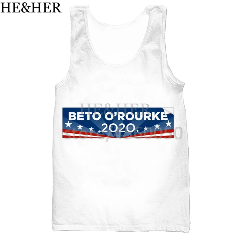 Love vote Beto О 'раурке 3D Печатный Топ на бретелях для мужчин модный крутой топ на бретелях для мужчин и женщин топ-Бюстгальтер на бретельках дизайн
