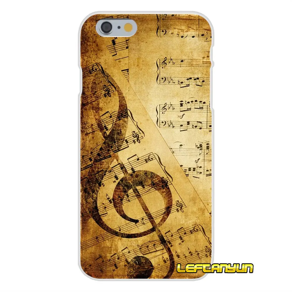 Чехол для телефона Sony Xperia Z Z1 Z2 Z3 Z4 Z5 compact M2 M4 M5 E3 T3 XA Aqua love Old Music Score музыкальные ноты