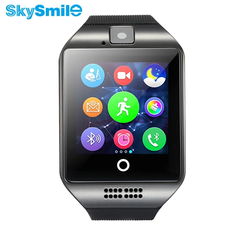 2018 Bluetooth NFC смарт-часы Q18 Smartwatch WhatsApp браслет для телефона Android тактовую