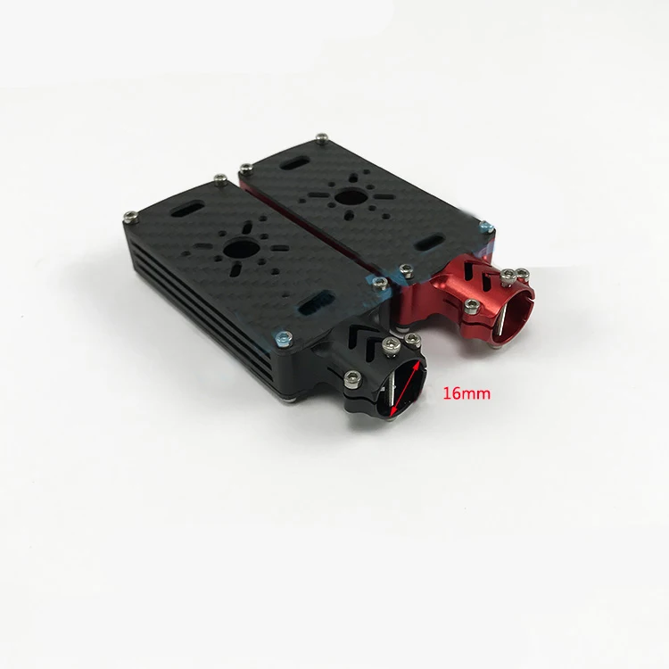 1PCS CNC Aluminum Motor Mount Holder Bracket Base for 16mm Carbon Fiber