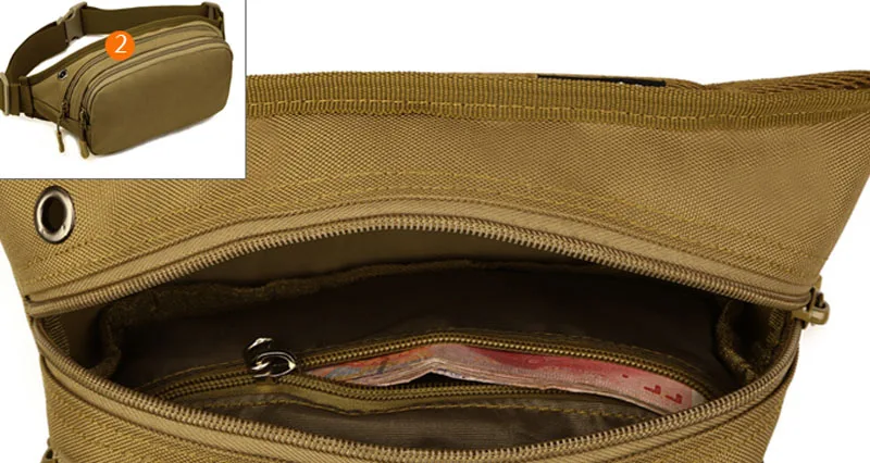 Для мужчин Водонепроницаемый 1000D Нейлон Моды Sling Грудь поясная сумка для женщин поясная сумка сумки через плечо сумка кошелек