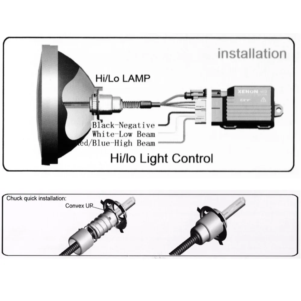 35 Вт Xenon moto rcycle HID Xenon комплект огней H4 BA20D H6 Hi/Lo 6000K moto rcycle фары универсальные противотуманные лампы балласт