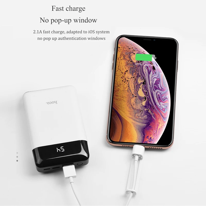 Держатель USB кабеля HOCO 2 в 1 складной держатель для iPhone 11 Pro X XS MAX XR 8 7 кабель быстрой
