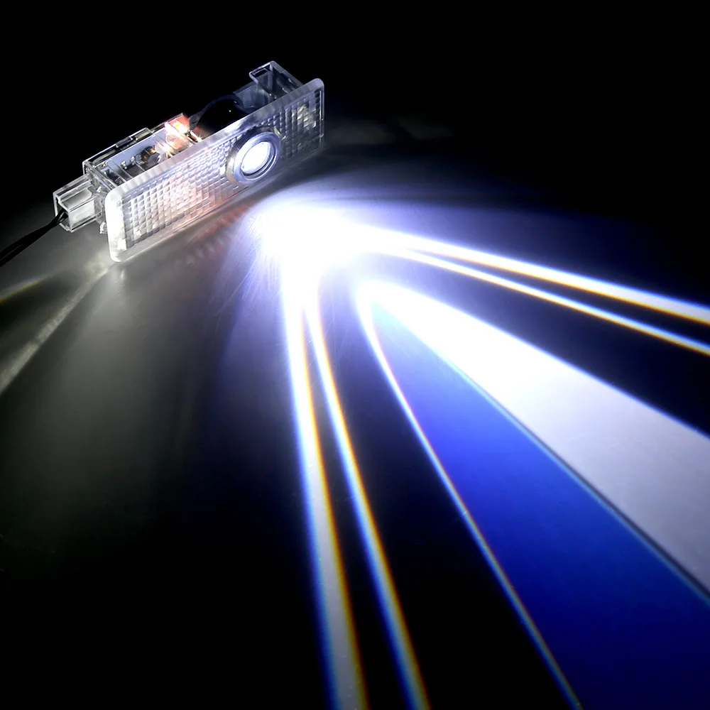 2x ل BMW سيارة الباب LED دائرة شبح ظل ضوء مع BMW شعار العارض مجاملة أضواء السيارات الخلفية سيارة التصميم welcomeLamp