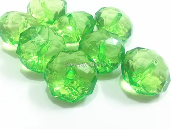 

12mm 750pcs/bag ,22mm 120pcs/bag,Green Transparent Rondelle Beads For Chunky Kids Jewelry Making
