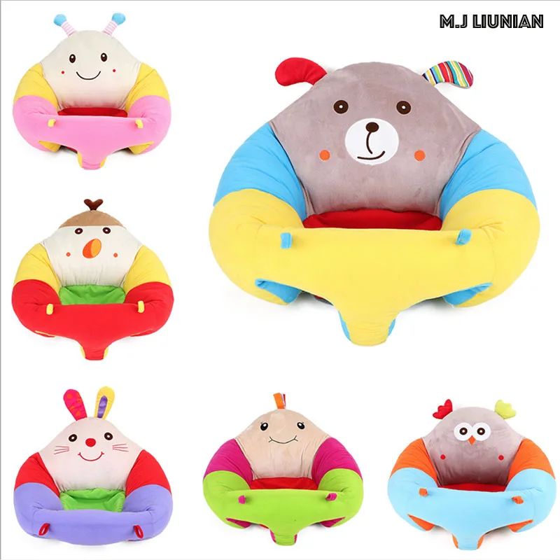 

NEW ARRIVAL baby cartoon seat with filling cartoons kids sofa infant learn sit chair babies toys children seats fit 0-24M Baby